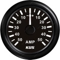 Амперметр аналоговый 50-0-50 ампер BB черн/черн KUS (KY06201)